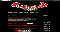 Desktop Screenshot of metalnordeste666.blogspot.com