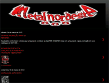 Tablet Screenshot of metalnordeste666.blogspot.com