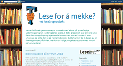 Desktop Screenshot of leseforamekke.blogspot.com