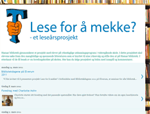 Tablet Screenshot of leseforamekke.blogspot.com