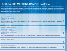 Tablet Screenshot of facultaddemedicinacampuszamora.blogspot.com