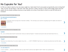 Tablet Screenshot of nocupcakeforyou.blogspot.com