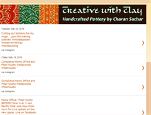 Tablet Screenshot of creativewithclay.blogspot.com