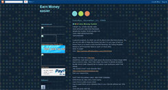 Desktop Screenshot of earnmoneyeasier.blogspot.com