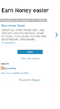 Mobile Screenshot of earnmoneyeasier.blogspot.com