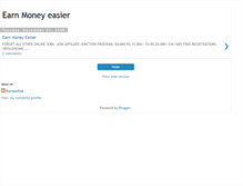 Tablet Screenshot of earnmoneyeasier.blogspot.com