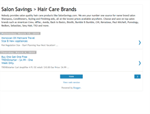 Tablet Screenshot of haircarebrands.blogspot.com