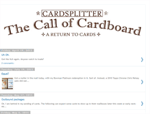 Tablet Screenshot of callcardboard.blogspot.com