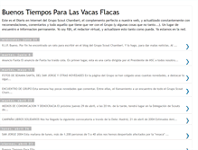 Tablet Screenshot of buenostiemposparalasvacasflacas.blogspot.com