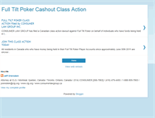 Tablet Screenshot of fulltiltclassaction.blogspot.com