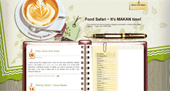 Desktop Screenshot of foodsafari.blogspot.com