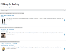 Tablet Screenshot of elblogdeaudrey-audrey.blogspot.com