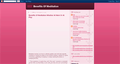 Desktop Screenshot of amafhh-benefitsofmeditation.blogspot.com