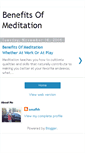 Mobile Screenshot of amafhh-benefitsofmeditation.blogspot.com