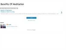 Tablet Screenshot of amafhh-benefitsofmeditation.blogspot.com