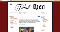 Desktop Screenshot of foodplusbeer.blogspot.com