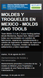 Mobile Screenshot of moldesmexico.blogspot.com