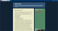 Desktop Screenshot of greatnurses.blogspot.com