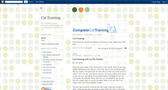 Desktop Screenshot of cattraining-help.blogspot.com