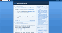 Desktop Screenshot of mandataire-auto.blogspot.com