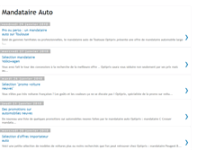 Tablet Screenshot of mandataire-auto.blogspot.com