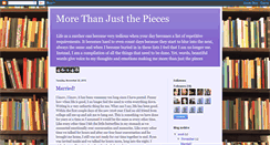 Desktop Screenshot of morethanjustthepieces.blogspot.com