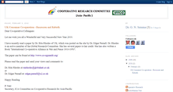 Desktop Screenshot of co-operativeresearchasia-pacific.blogspot.com