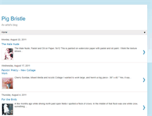 Tablet Screenshot of pigbristle.blogspot.com