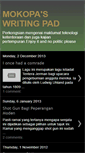 Mobile Screenshot of mokopawritepad.blogspot.com
