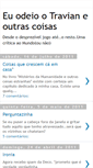Mobile Screenshot of odeio-o-travian.blogspot.com