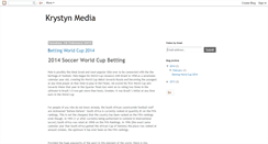 Desktop Screenshot of krystynmedia.blogspot.com