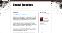 Desktop Screenshot of gospeltrenches.blogspot.com