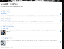 Tablet Screenshot of gospeltrenches.blogspot.com