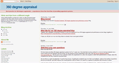 Desktop Screenshot of 360degreeappraisal.blogspot.com