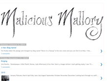 Tablet Screenshot of maliciousmallory.blogspot.com