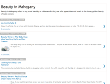 Tablet Screenshot of beautyinmahogany.blogspot.com