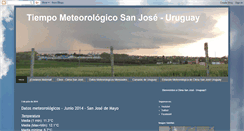 Desktop Screenshot of climasanjoseuruguay.blogspot.com