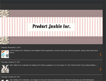 Tablet Screenshot of productjunkie-inc.blogspot.com