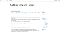 Desktop Screenshot of gettinghookedagain.blogspot.com