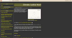 Desktop Screenshot of climatejustice.blogspot.com