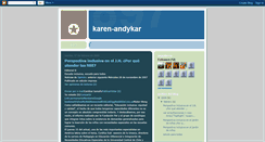 Desktop Screenshot of karen-andykar.blogspot.com