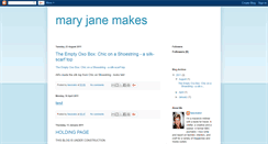 Desktop Screenshot of maryjanemakes.blogspot.com