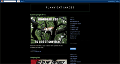 Desktop Screenshot of funnycatimages.blogspot.com