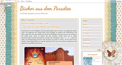 Desktop Screenshot of bookparadies.blogspot.com