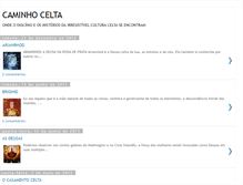 Tablet Screenshot of caminhocelta.blogspot.com