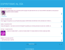 Tablet Screenshot of espiritismoaldia.blogspot.com