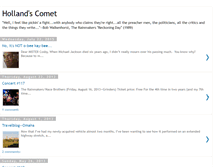 Tablet Screenshot of hollandscomet.blogspot.com