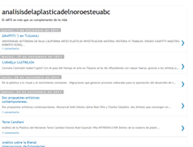 Tablet Screenshot of analisisdelaplasticadelnoroesteuabc.blogspot.com
