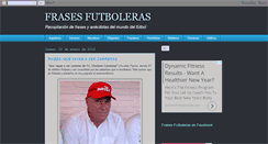 Desktop Screenshot of frases-futboleras.blogspot.com