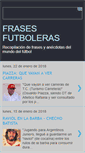 Mobile Screenshot of frases-futboleras.blogspot.com